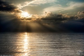 Coucher de soleil apocalyptique