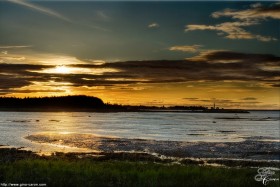 Coucher de soleil sur le phare
