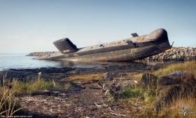 Le sous-marin penché…