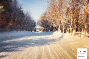 Rue de Ste-Luce en hiver