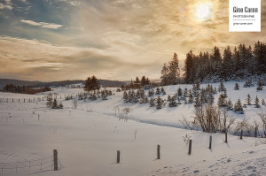 Un beau paysage hivernal… en ce matin de printemps
