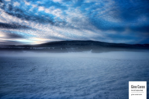 Lever du soleil et brouillard II