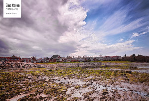 Un demi-ciel nuageux