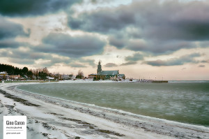 Un peu de neige à Ste-Luce