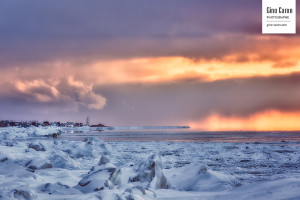 Coucher de soleil sur Pointe-au-Père