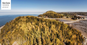 Pointe-aux-anglais, vu du haut des airs