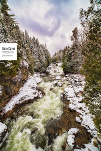 Rivière Neigette et neige