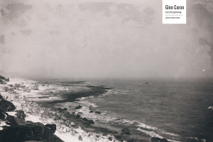 Neige et vent sur le fleuve