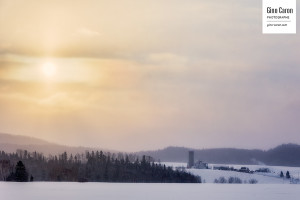 Froid lever de soleil