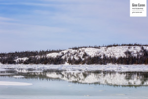 Réflexion de l&rsquo;île Canuel