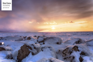 Coucher de soleil à Pointe-au-Père