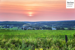 Coucher de soleil à la campagne II