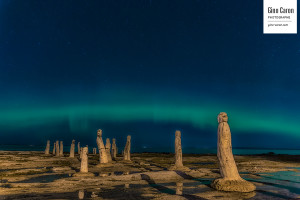 Aurore et statues