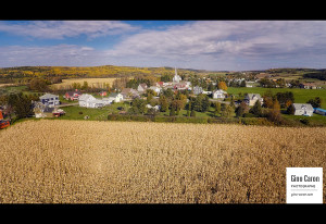 L&rsquo;automne sur le village