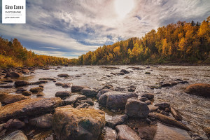 La rivière Rimouski et l&rsquo;automne