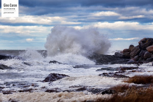 Belles vagues à Ste-Luce