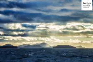 Vue sur Le Bic à partir du quai de Rimouski