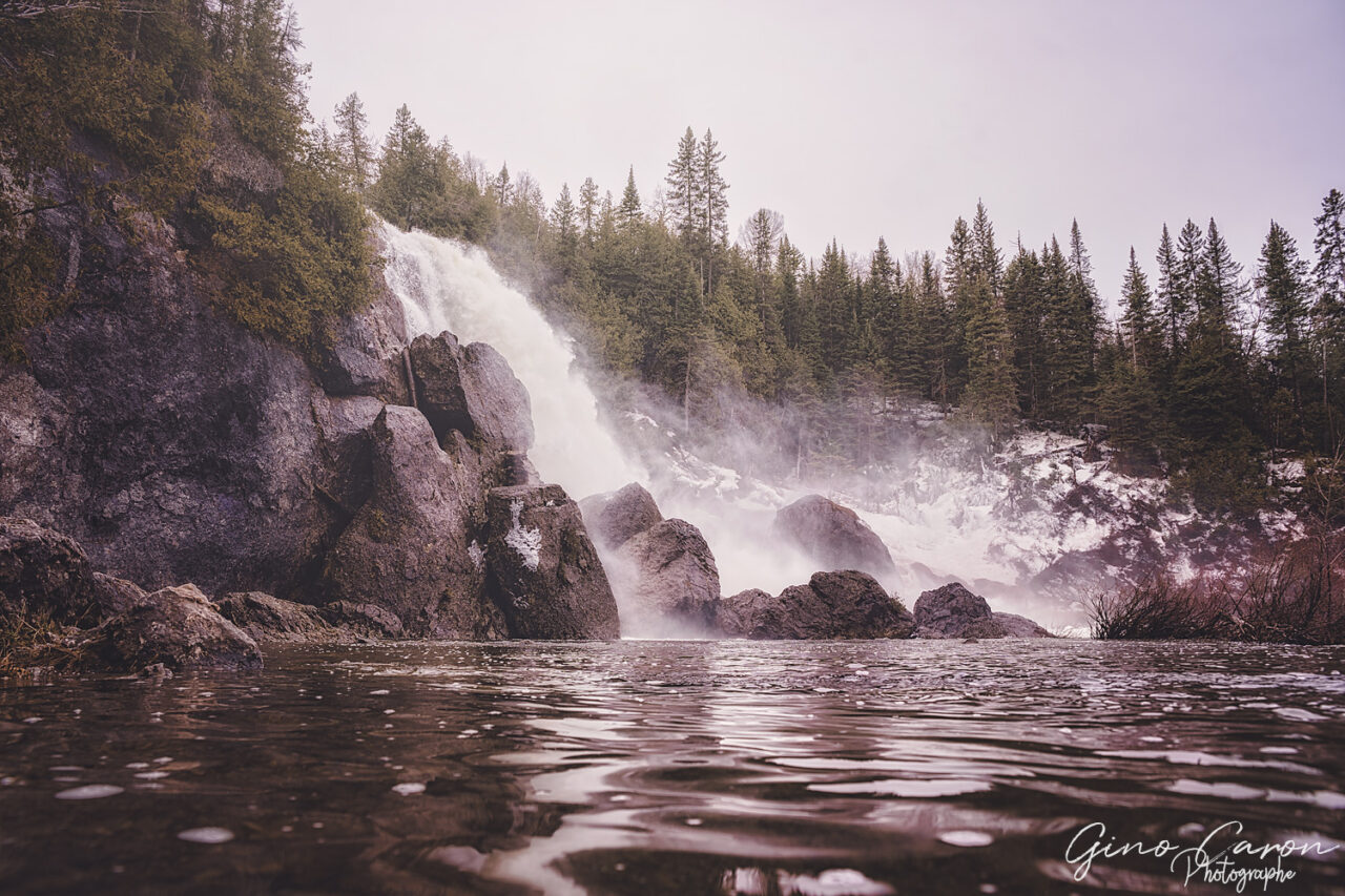 Gino Caron Photographe Chute Neigette au printemps