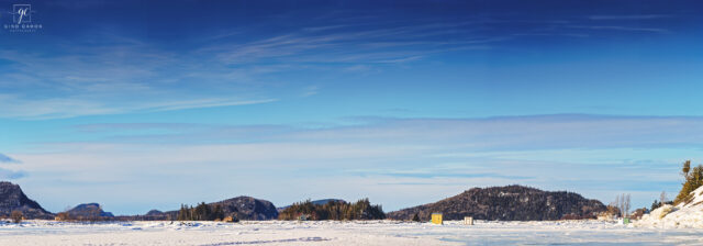 Embouchure de la rivière du Bic en hiver
