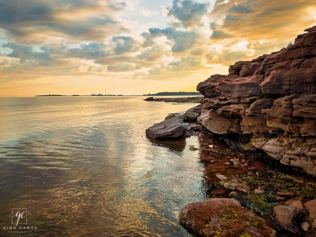 Beau coucher de soleil à l&rsquo;Île du Prince Édouard
