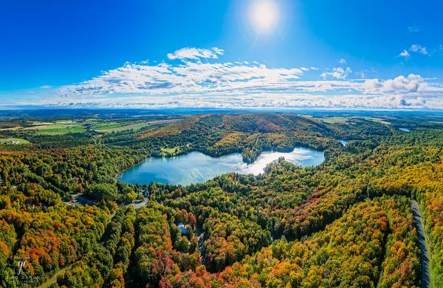 Le Grand lac des Sept Lacs avec ses couleurs d&rsquo;automne